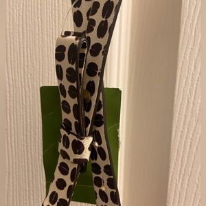 Kate Spade ☕️ bow coffee bean belt